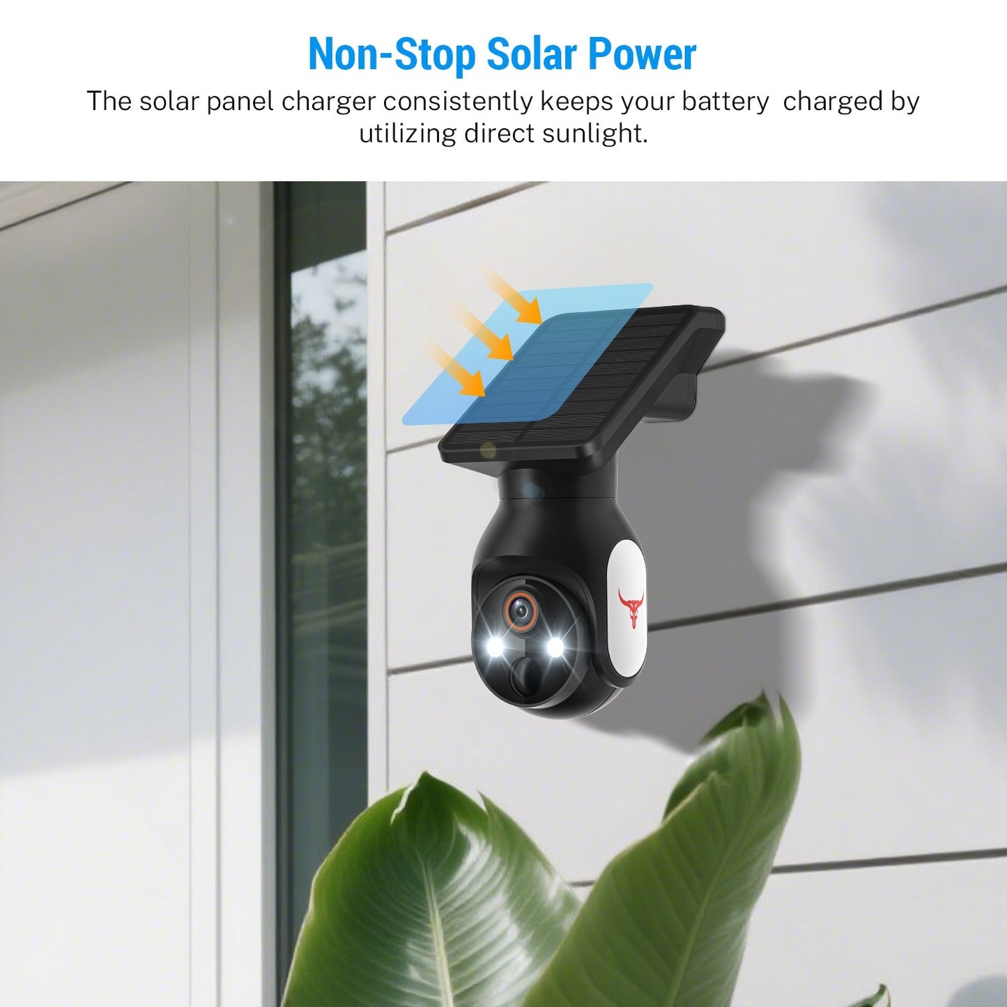 Home Security Monitoring Wireless Solar Battery Camera