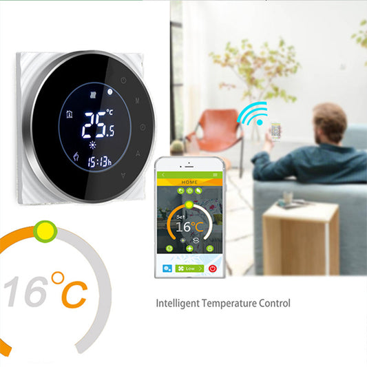 Programmable digital display thermostat